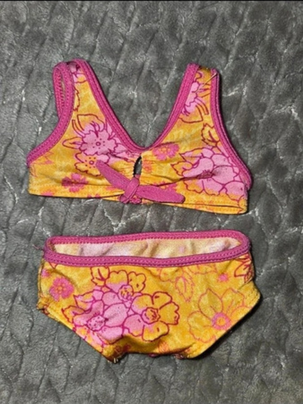 American Girl Doll Seaside Wardrobe Bikini Top And Bottom Set